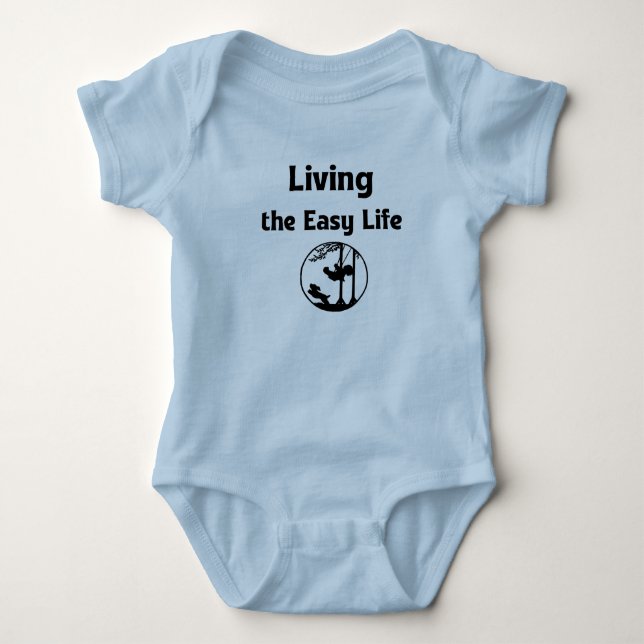 Lever det lätta livet t shirt (Framsida)