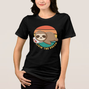 Lever Drömmar Rolig Glad Sovande Sengångare T Shirt