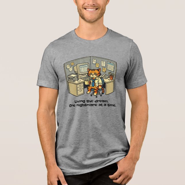 Lever drömmen. En mardröm i taget. T Shirt (Framsida)