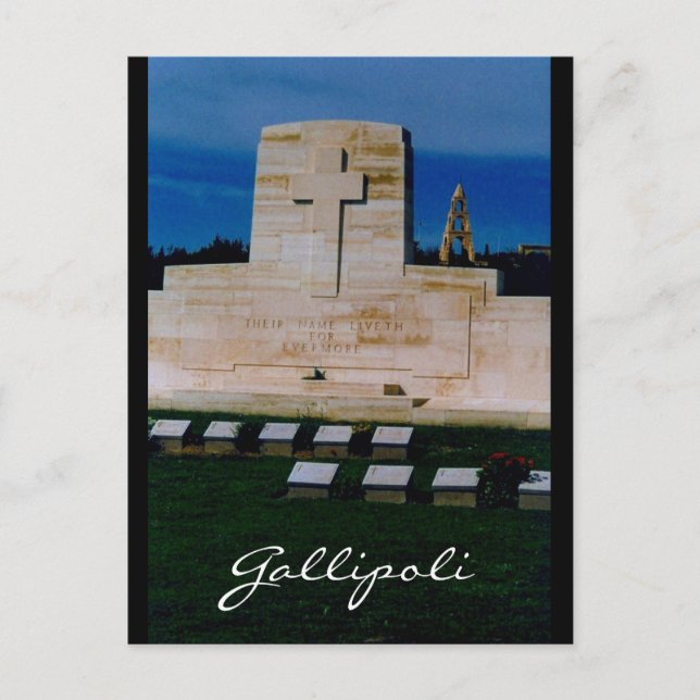 lever för evigt mer gallipoli vykort (Framsida)