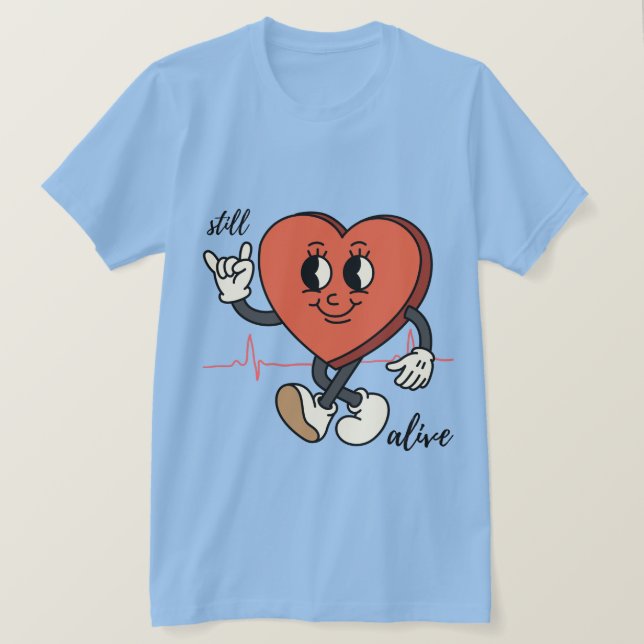 lever fortfarande t shirt (Design framsida)