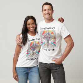 Lever genom nåd t shirt