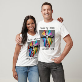 Lever genom nåd t shirt