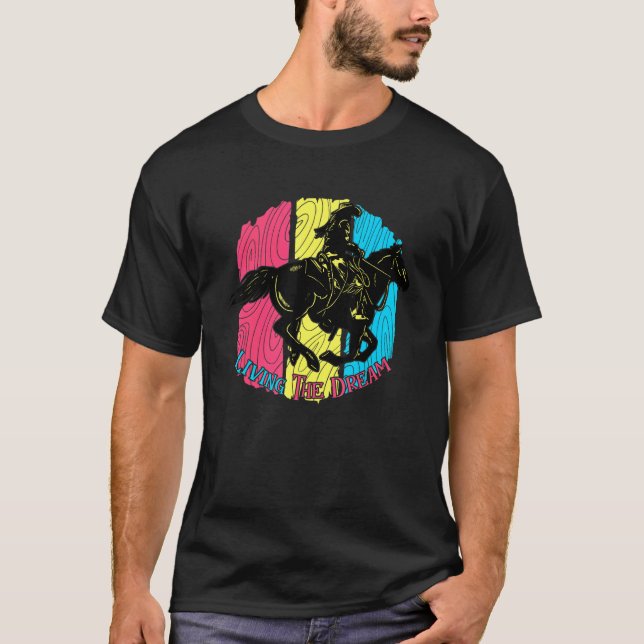 Lever Hästflickans Dröm T Shirt (Framsida)