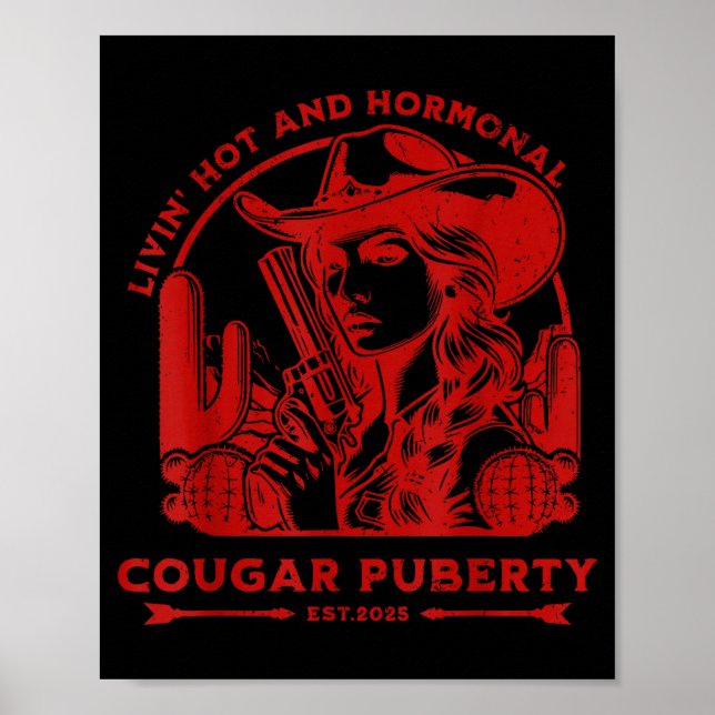 Lever hett och klimakteriet  poster (Framsidan)