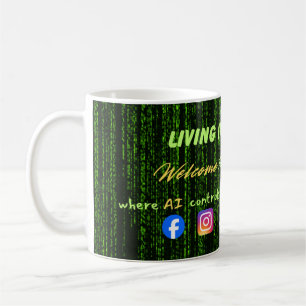 Lever i Matrix – Sociala Medier Kontroll & Digi Kaffemugg