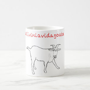 Lever Livet Getfun Funny Konstig Söt Gett Teckning Kaffemugg
