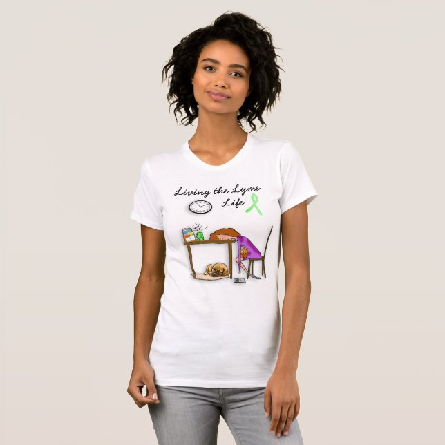Lever lymflivet t-shirt (Hel framsida)