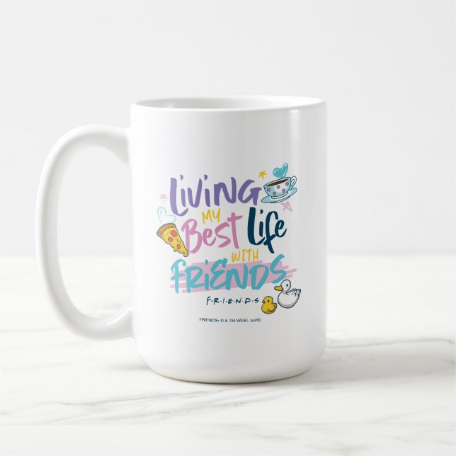 Lever min bästa liv med VÄNNER™ Kaffemugg (Vänster)
