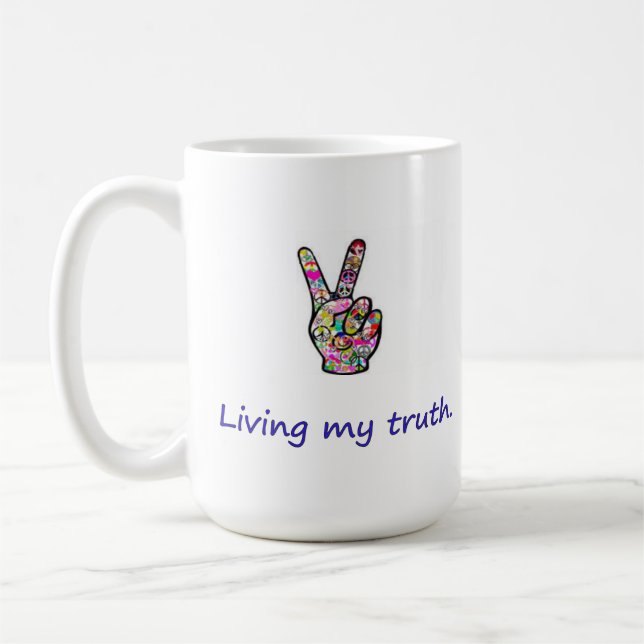Lever min sanning kaffemugg (Vänster)