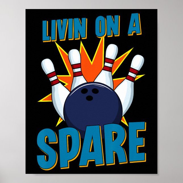 Lever På Spare Bowling För Bowler Cricket Tsman Poster (Framsidan)
