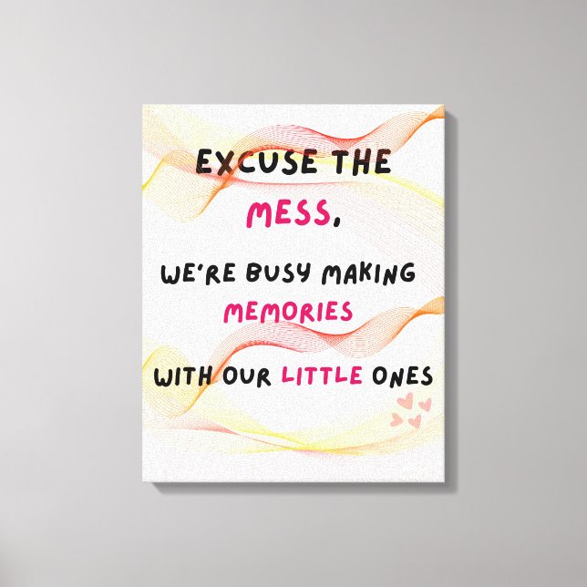 Lever Room Funny Wall Art Canvastryck (Framsida)