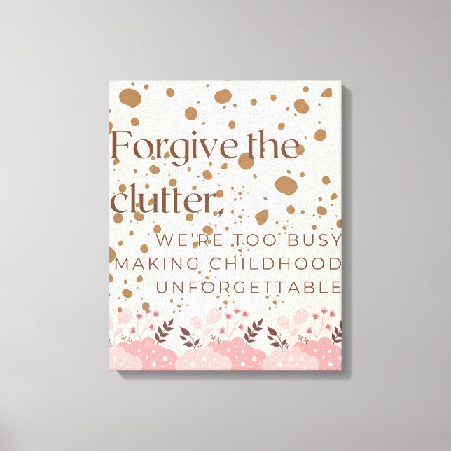 Lever Room Funny Wall Art Canvastryck (Framsida)