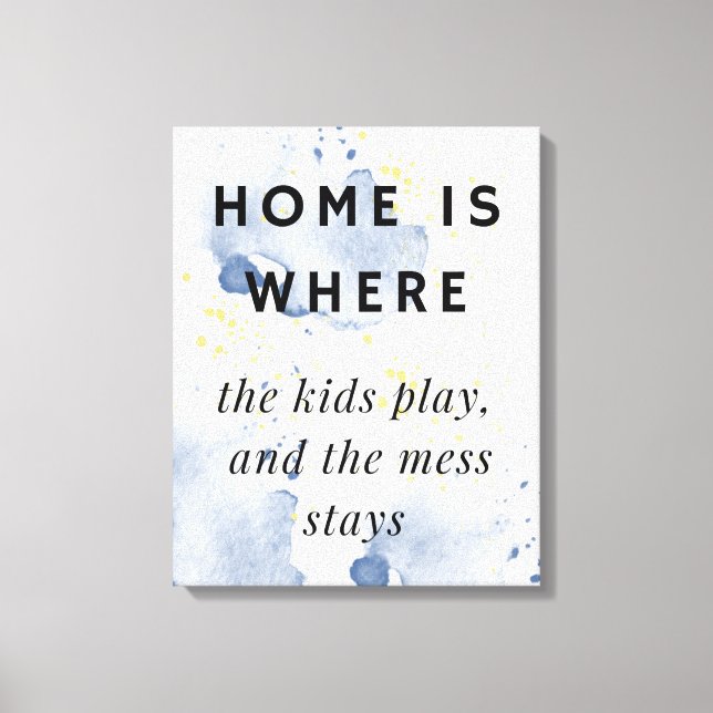 Lever Room Funny Wall Art Canvastryck (Framsida)