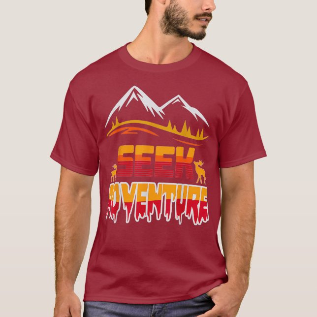 Lever - sök Äventyr T Shirt (Framsida)