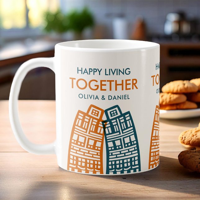Lever Tillsammans romantisk Kaffemugg (Skapare uppladdad)