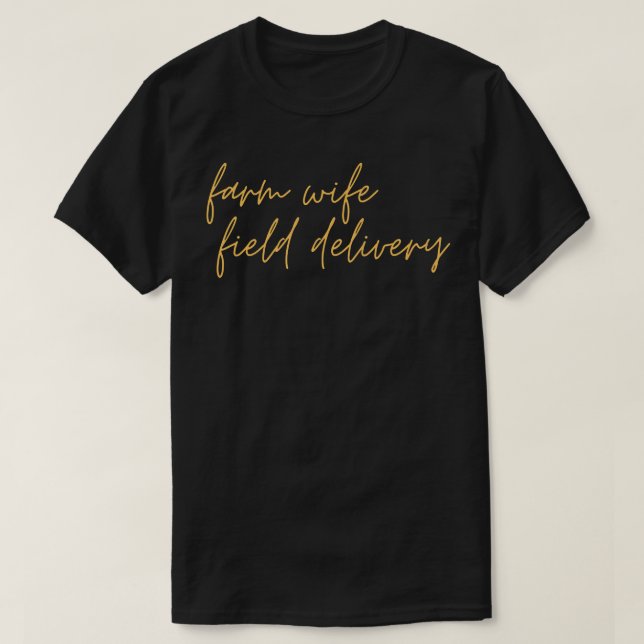 Leverans av frum Fält T Shirt (Design framsida)
