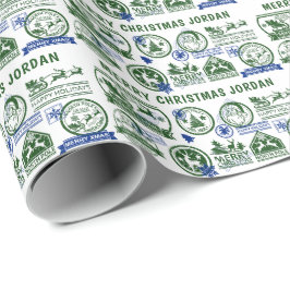 Leverans av Jultomten till Nordpolexpressleverans Presentpapper