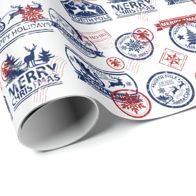 Leverans av Jultomten till Nordpolexpressleverans  Presentpapper (Rullad Hörn)