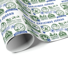 Leverans av Jultomten till Nordpolexpressleverans Presentpapper