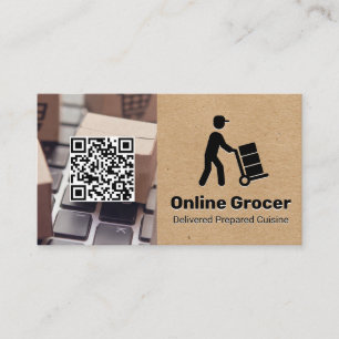 Leverans av livsmedel Online Services Visitkort