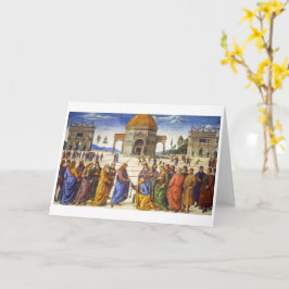 Leverans av Nycklar | Pietro Perugino | Kort