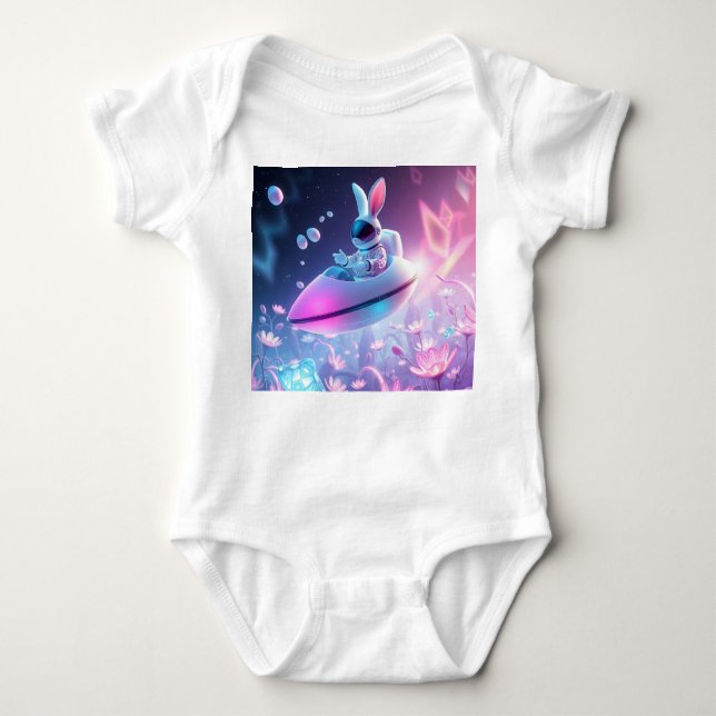Leverans av påskhare och kosmetisk katt Baby 1 Bie T Shirt (Framsida)