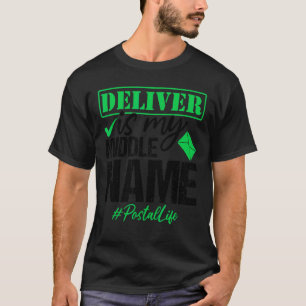 Leverans av postlivspost till Postbärare för postb T Shirt