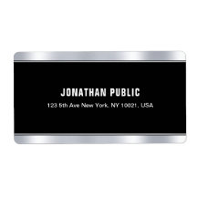 Leverans av snyggt svart Silver-Elegant,