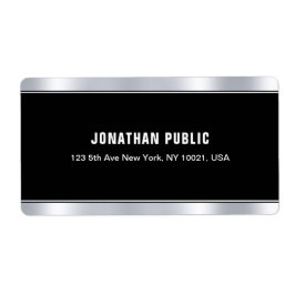 Leverans av snyggt svart Silver-Elegant,  Fraktsedel