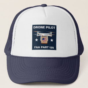 Leverans Drone Pilot Trucker Hatt (Anpassa den!) Keps