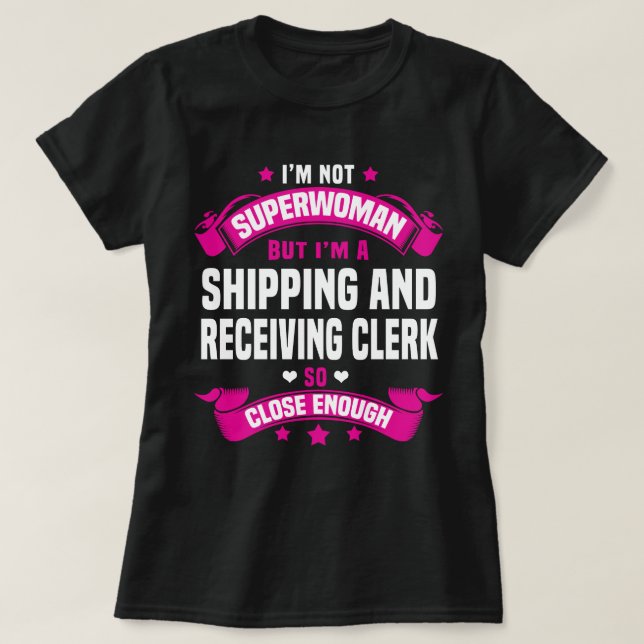 Leverans- och mottagningspersonal t shirt (Design framsida)