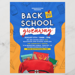 Leverans och ryggsäck av back to school, Giveaway 