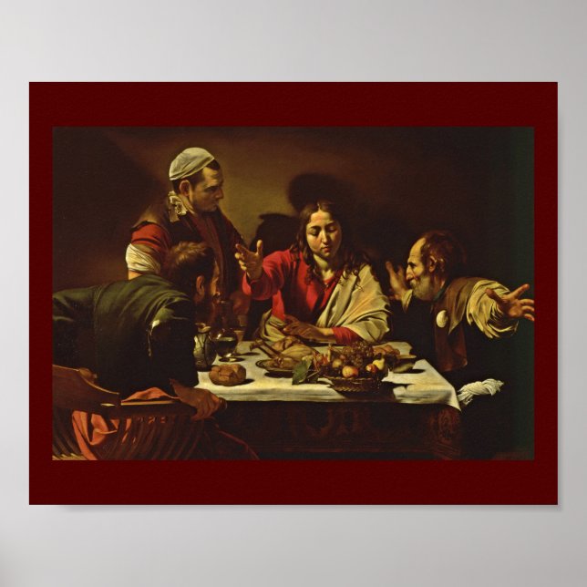 Leverans på Emmaus med vänner Poster (Framsidan)