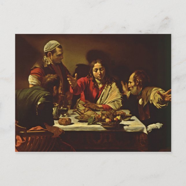 Leverans på Emmaus med vänner Vykort (Framsida)