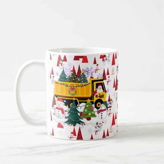 Leverans till Julgran i Lastbil Kaffemugg (Vänster)