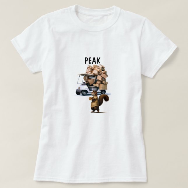 Leveransdrivrutin för ekorrel t shirt (Design framsida)