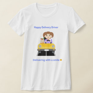 Leveransdrivrutin Lycklig Levererar T-Shirt