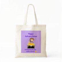 Leveransdrivrutin med Smile Matkasse Tote Bag