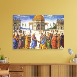 Leveransen av nycklarna | Pietro Perugino | Canvastryck