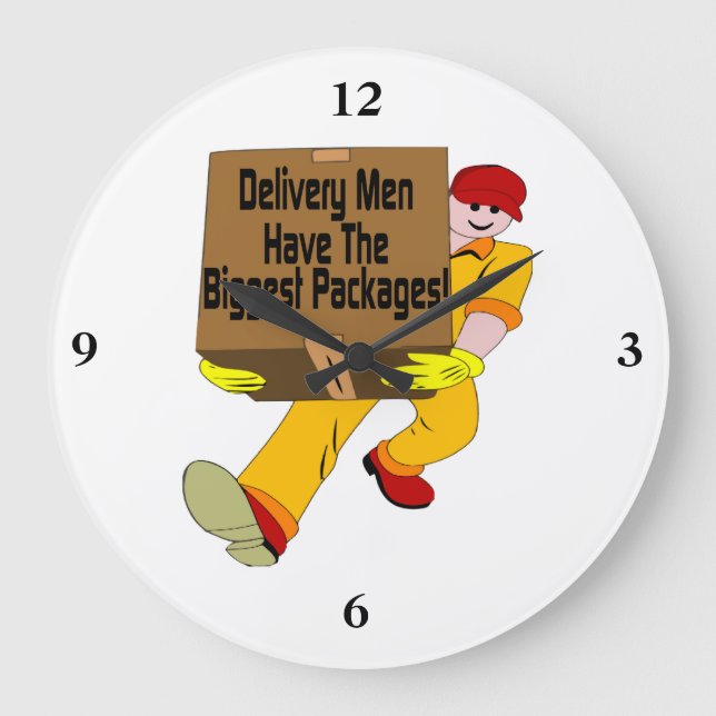 Leveransen Manar har det största Paketen Stor Klocka (Framsida)