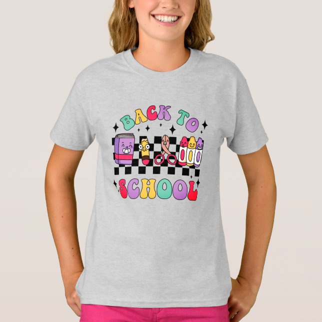 Leveranser i back to school T-Shirt (Framsida)