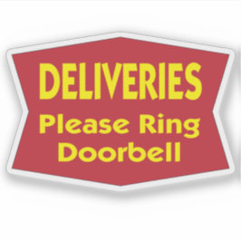 Leveranser Snälla Ring Doorbell Klistermärken