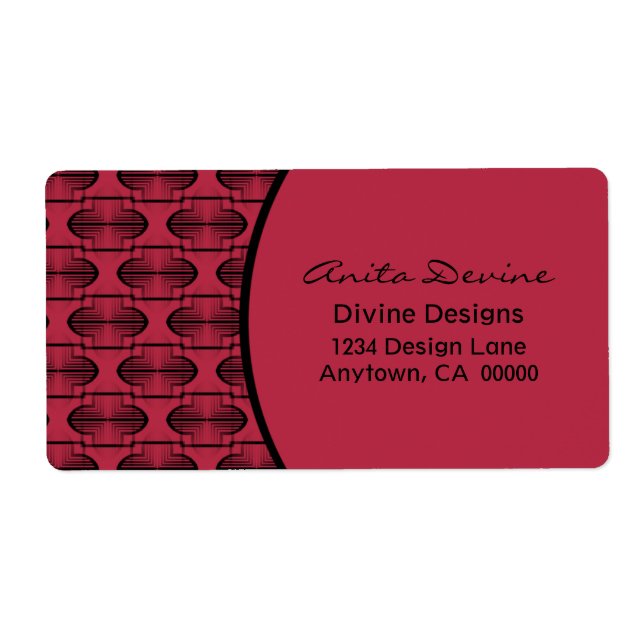 Leveransetikett för antika bågar fraktsedel (Framsidan)