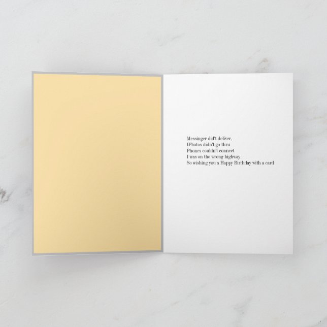 Leveranshälsningskort Kort (Inuti)