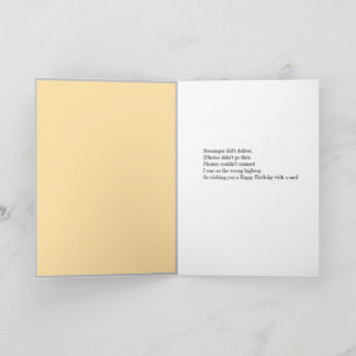 Leveranshälsningskort Kort