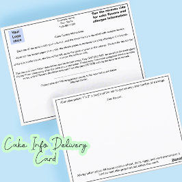 Leveranskort för affärskakning för händelsemängd vykort