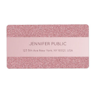 Leveransmall för Trendig för Elegant i Ro Glitter Fraktsedel