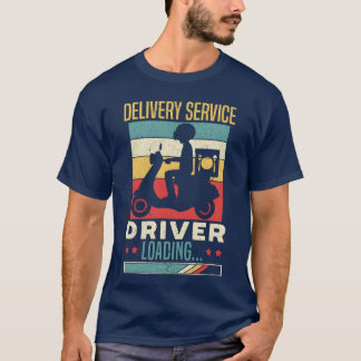 Leveransservice Förare Kurir Matleverans Guy  T Shirt