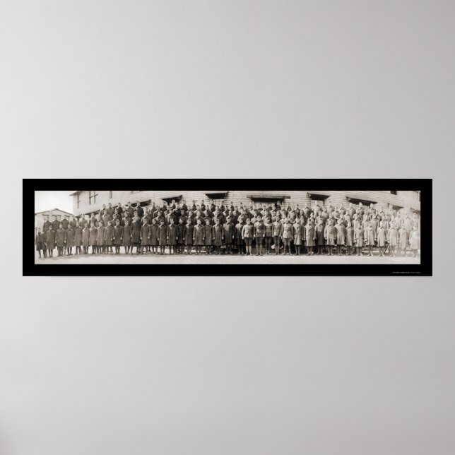 Leveranssoldat WWI Photo 1919 Poster (Framsidan)